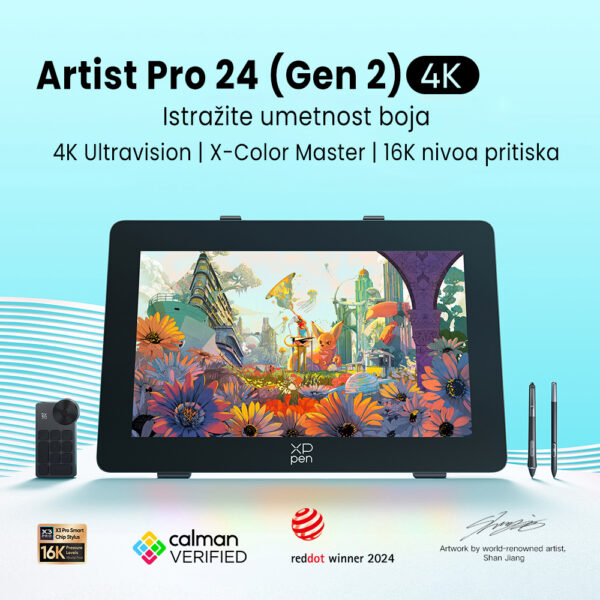 XP-Pen Artist Pro 24 (2. generacije) 4K - Image 2